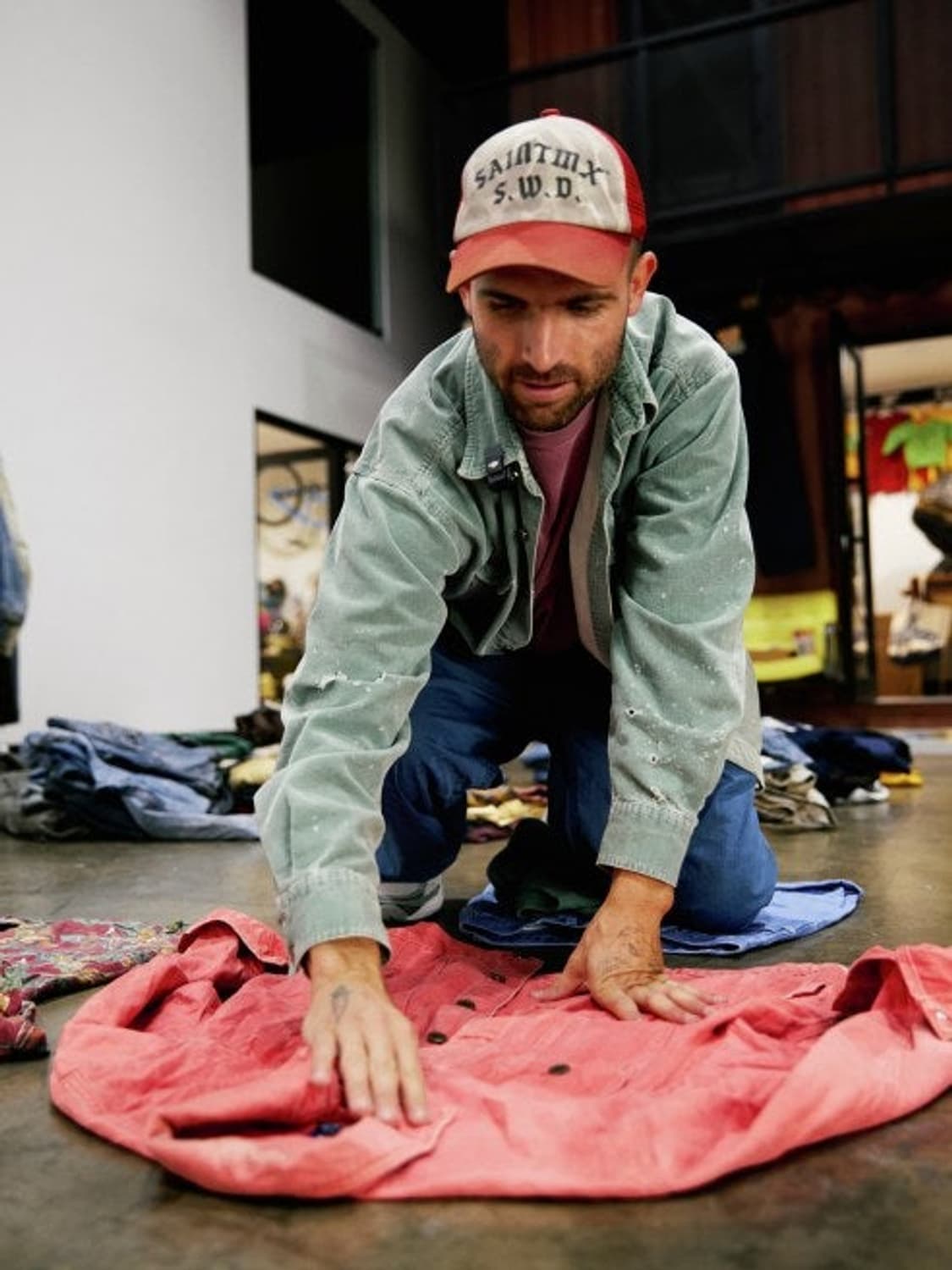 세인트미카엘 x 션 우더스푼 트러커 캡 상품이미지9