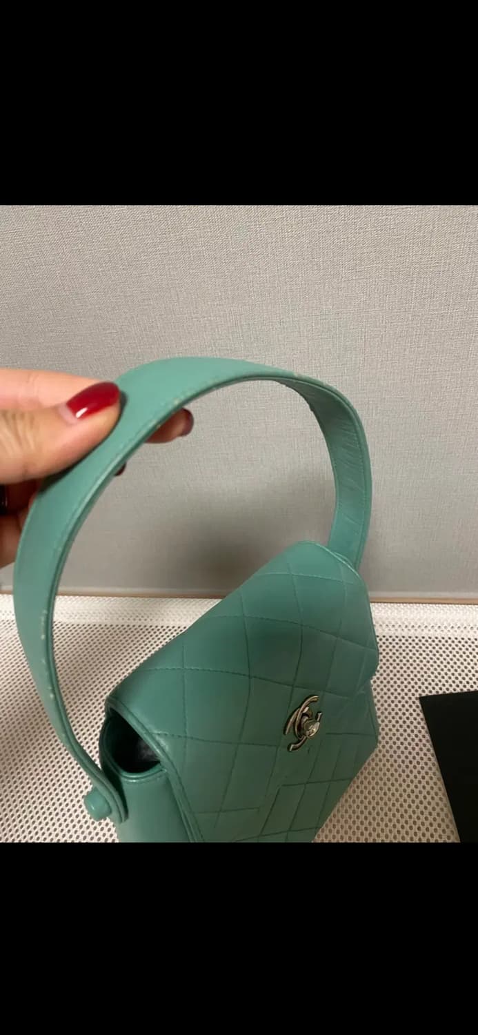 정품 샤넬 5번대 민트 토트백 가방 상품이미지2