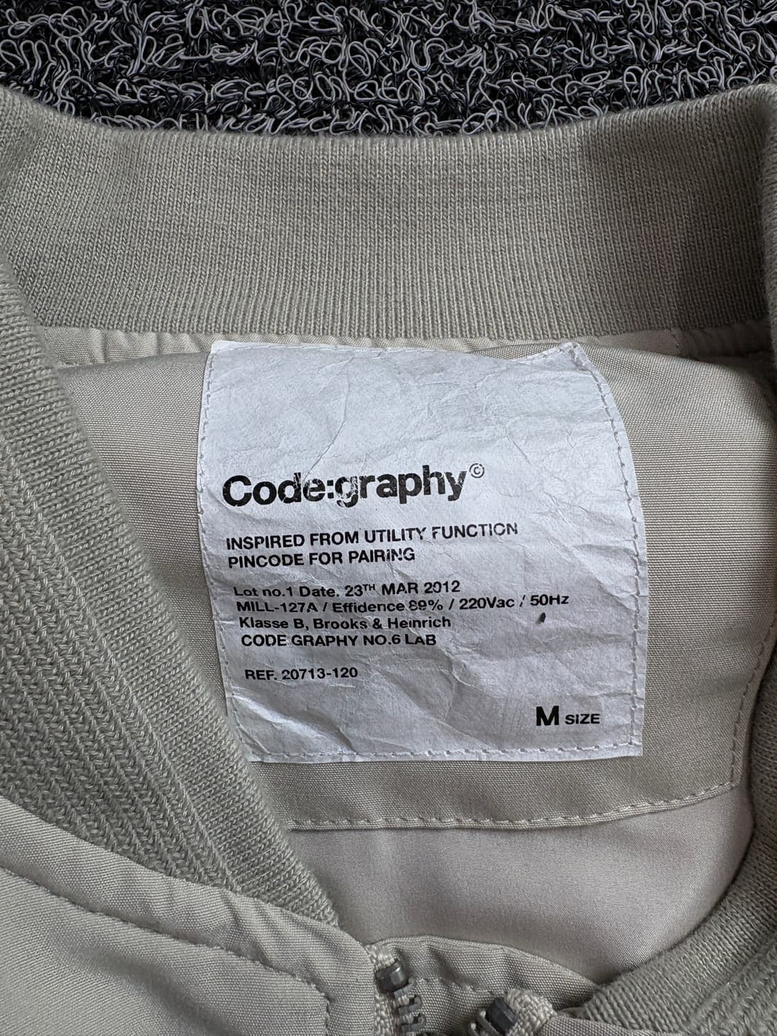 코드그라피 유틸리티 ma-1 오버사이즈 항공 점퍼 2328 상품이미지3