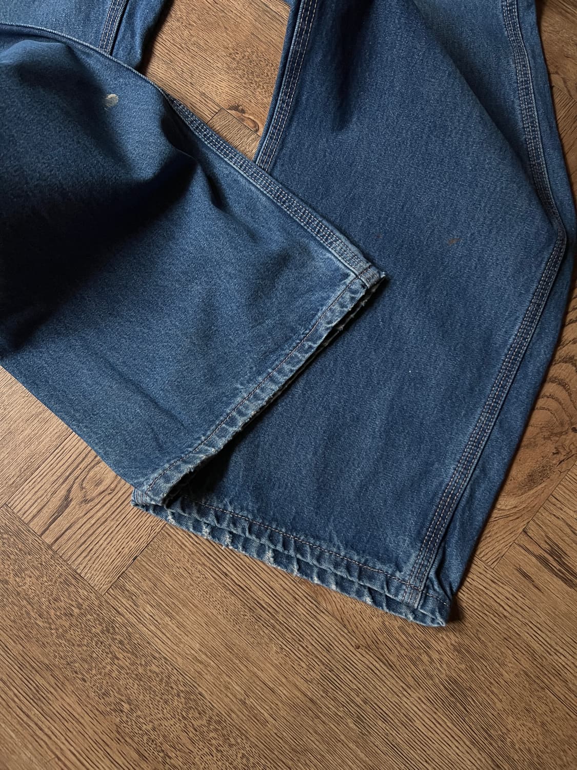 [38]칼하트FR USA 빈티지 페인팅 싱글니 카펜터 워크 데님 팬츠 상품이미지7