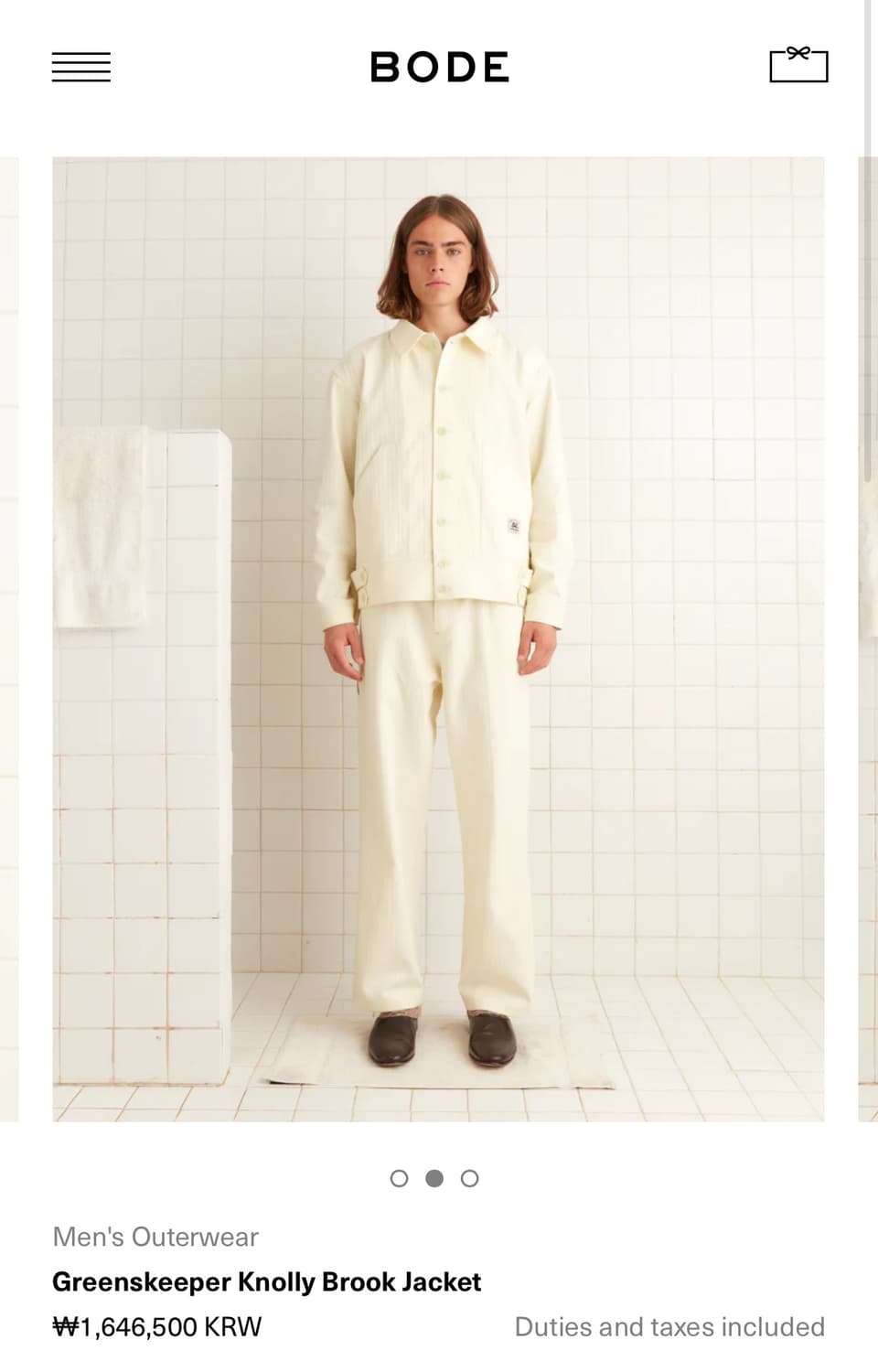 [L]보디 BODE Greenskeeper Knolly Brook 자켓 상품이미지4