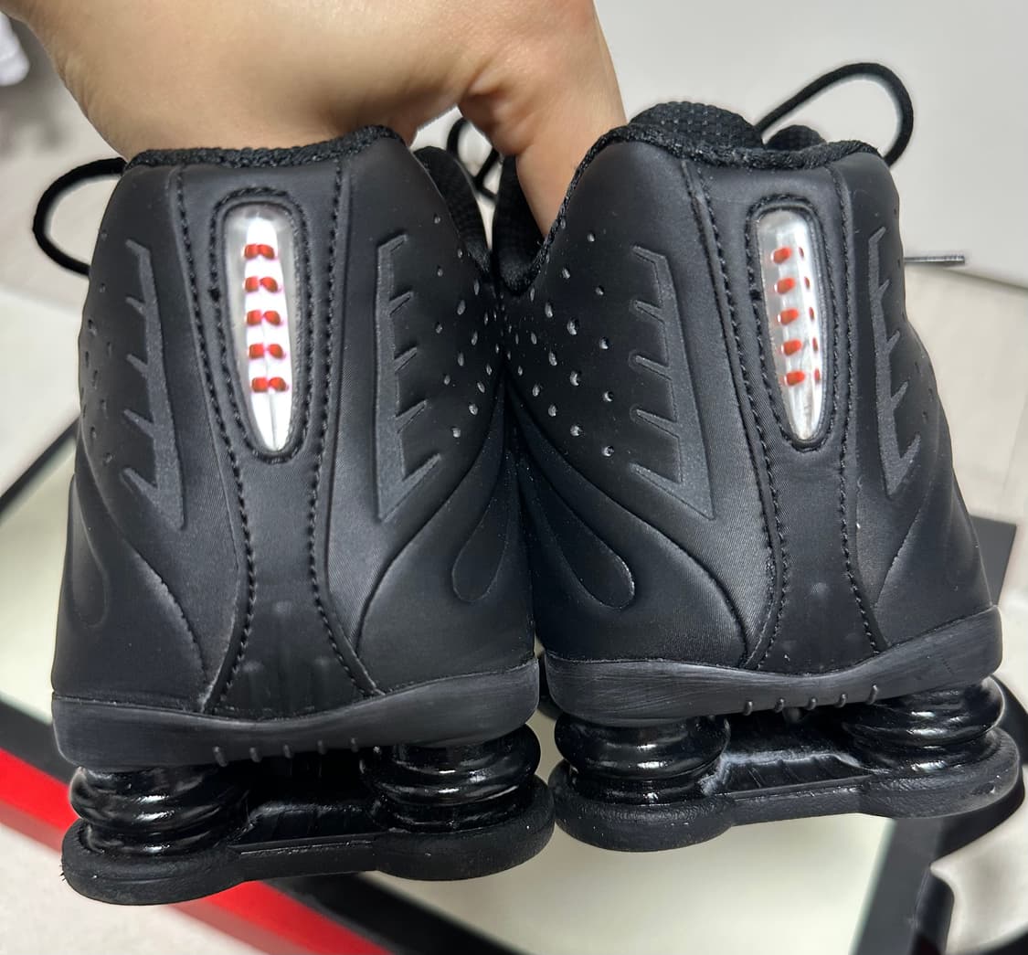 [W280] 나이키 샥스 R4 블랙 (1회착 상품이미지7