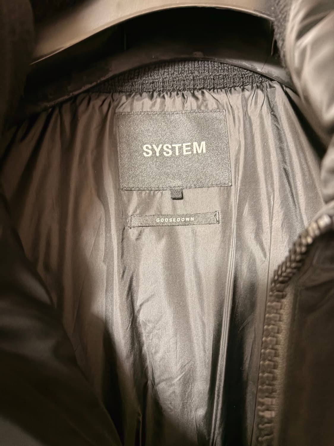 시스템옴므 글로시패딩 100사이즈 상품이미지2