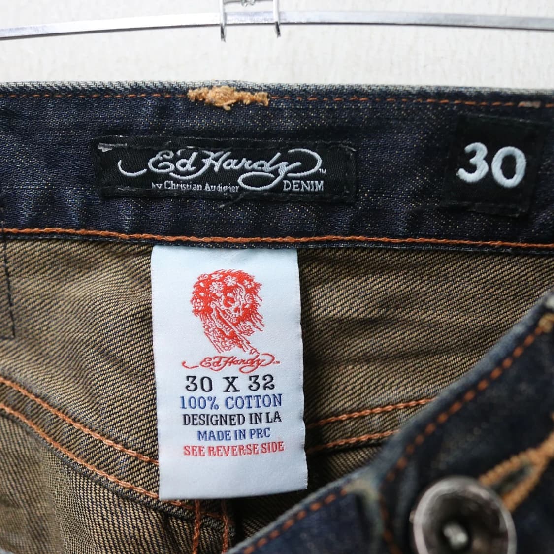 에드 하디 자수 포인트 데님 팬츠 65509 상품이미지10
