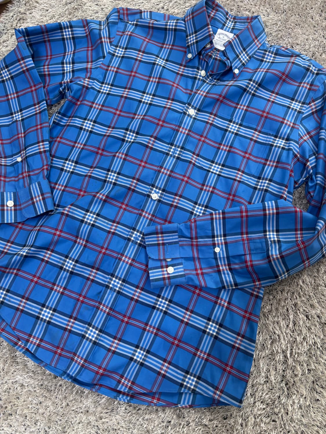 일본판 브룩스브라더스 체크셔츠 사이즈 100-105 상품이미지2