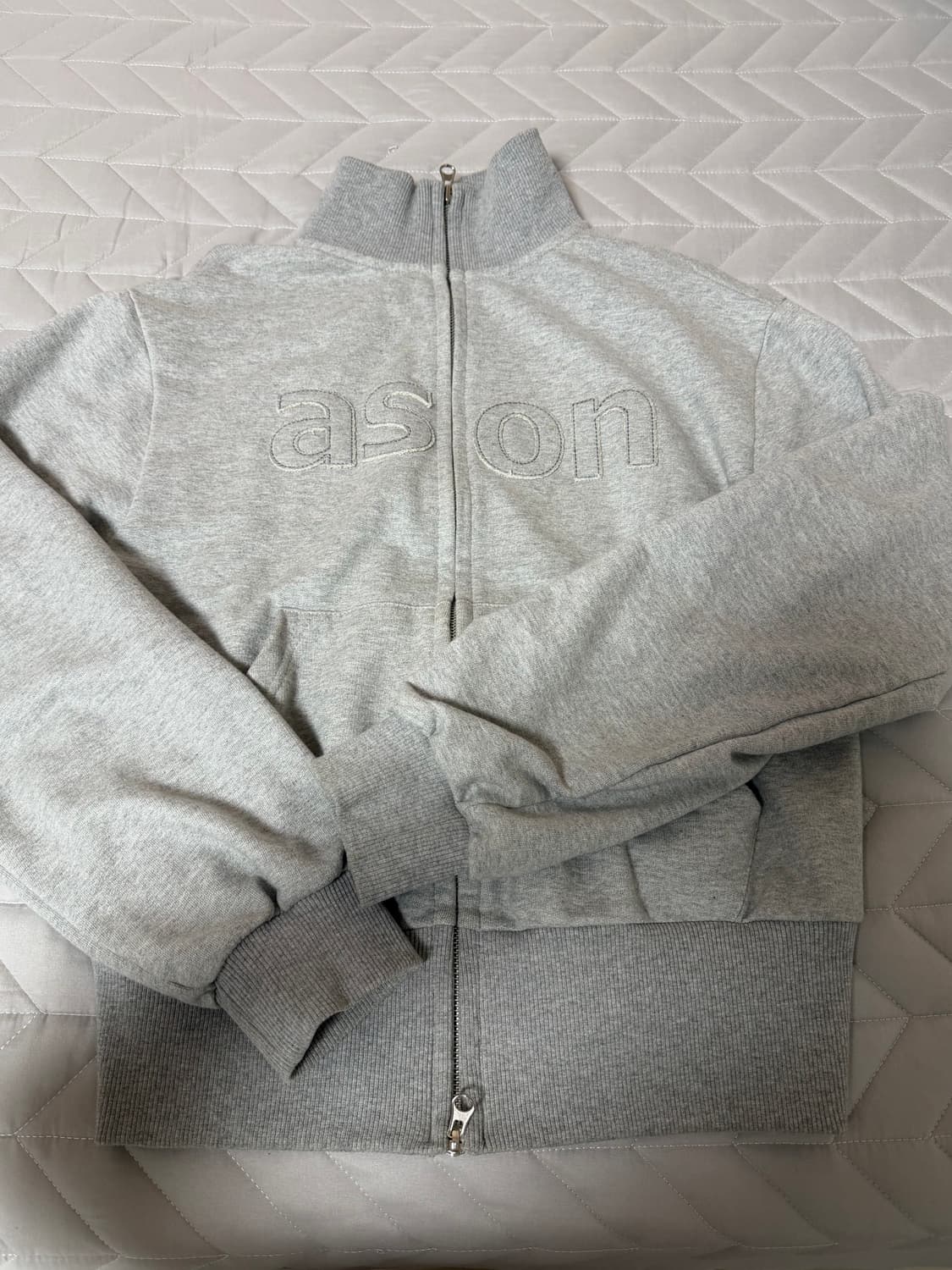 애즈온 스웻집업  상품이미지1