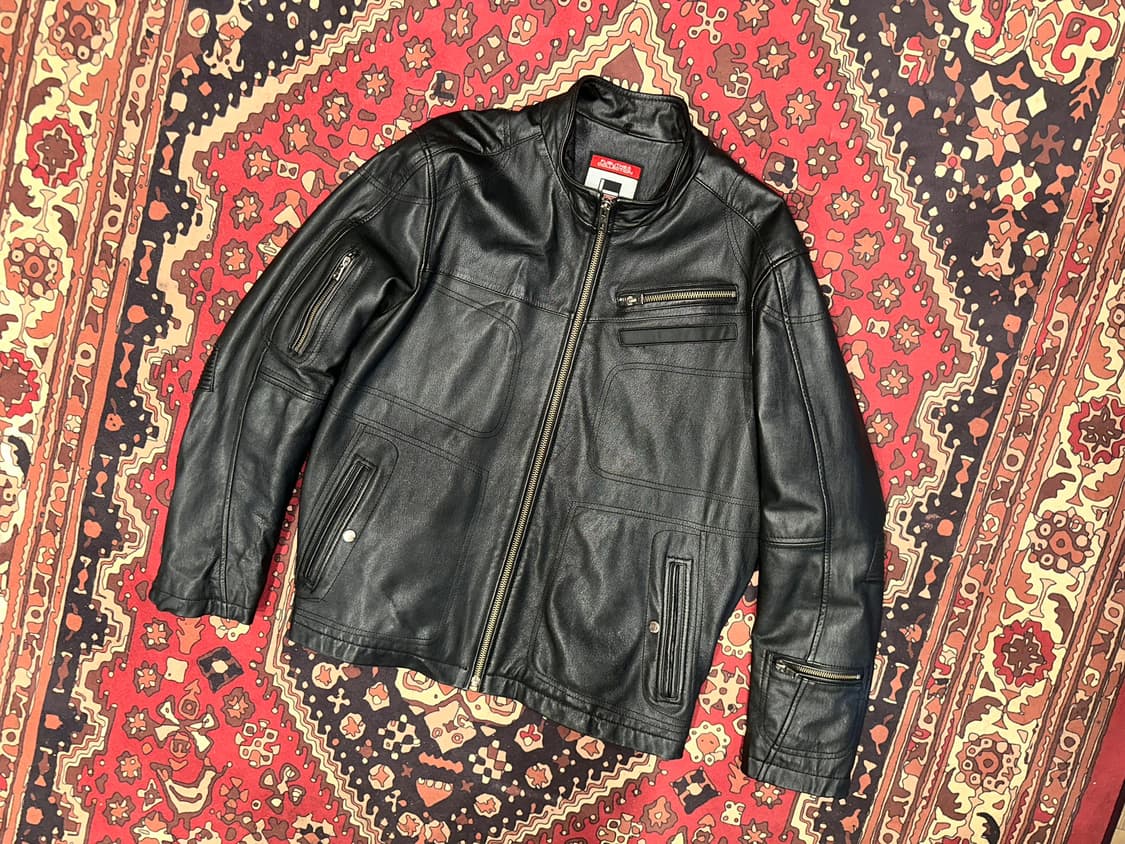 ( XL ) 바이커가죽 라이더자켓 양가죽 빈티지가죽 에이징가죽 상품이미지6