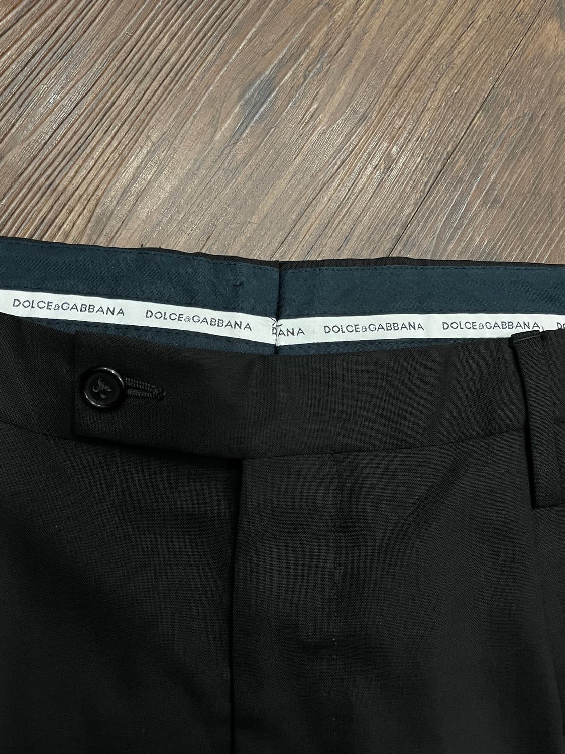 돌체앤가바나 D&G 이태리제 블랙 버진 울 트라우저 팬츠 슬랙스 상품이미지1