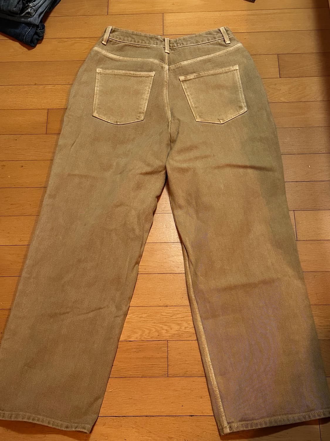 굿라이프웍스 와이드 피그다잉 베이지 팬츠 상품이미지3