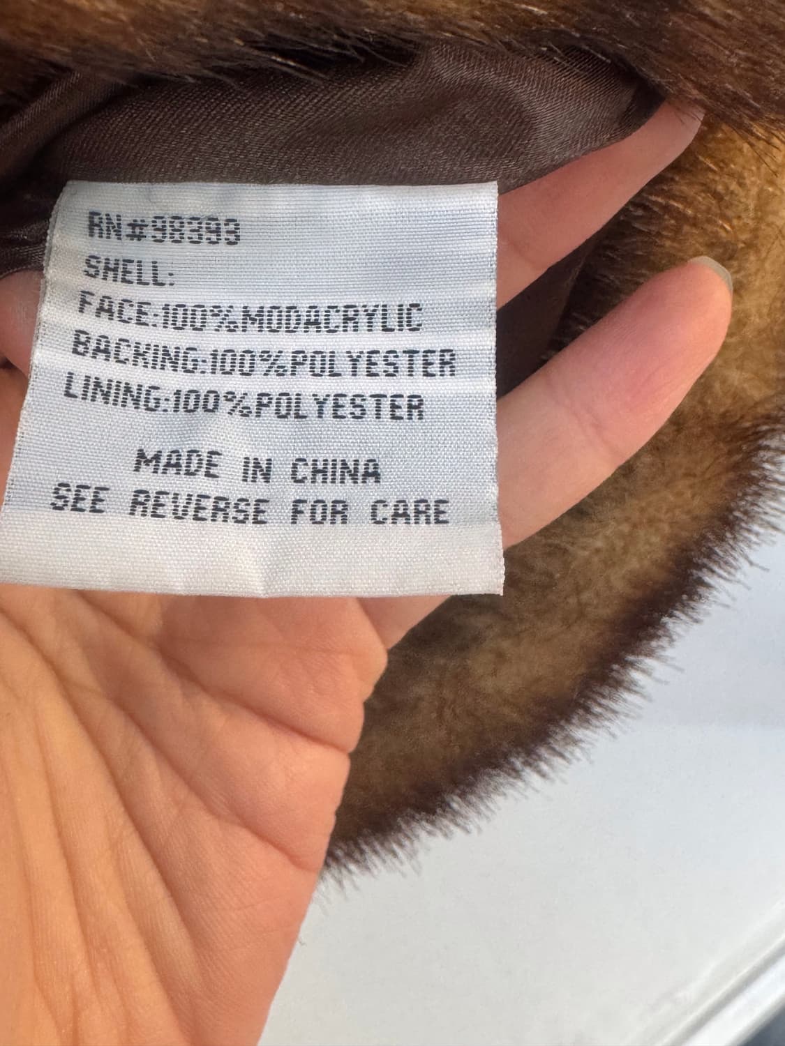 Pamelamccoy 브라운 퍼자켓 상품이미지5