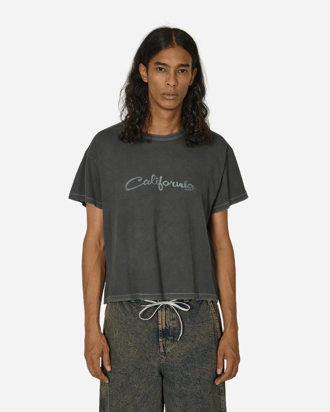 [M]이알엘 ERL 캘리포니아 티셔츠/차콜 상품이미지1