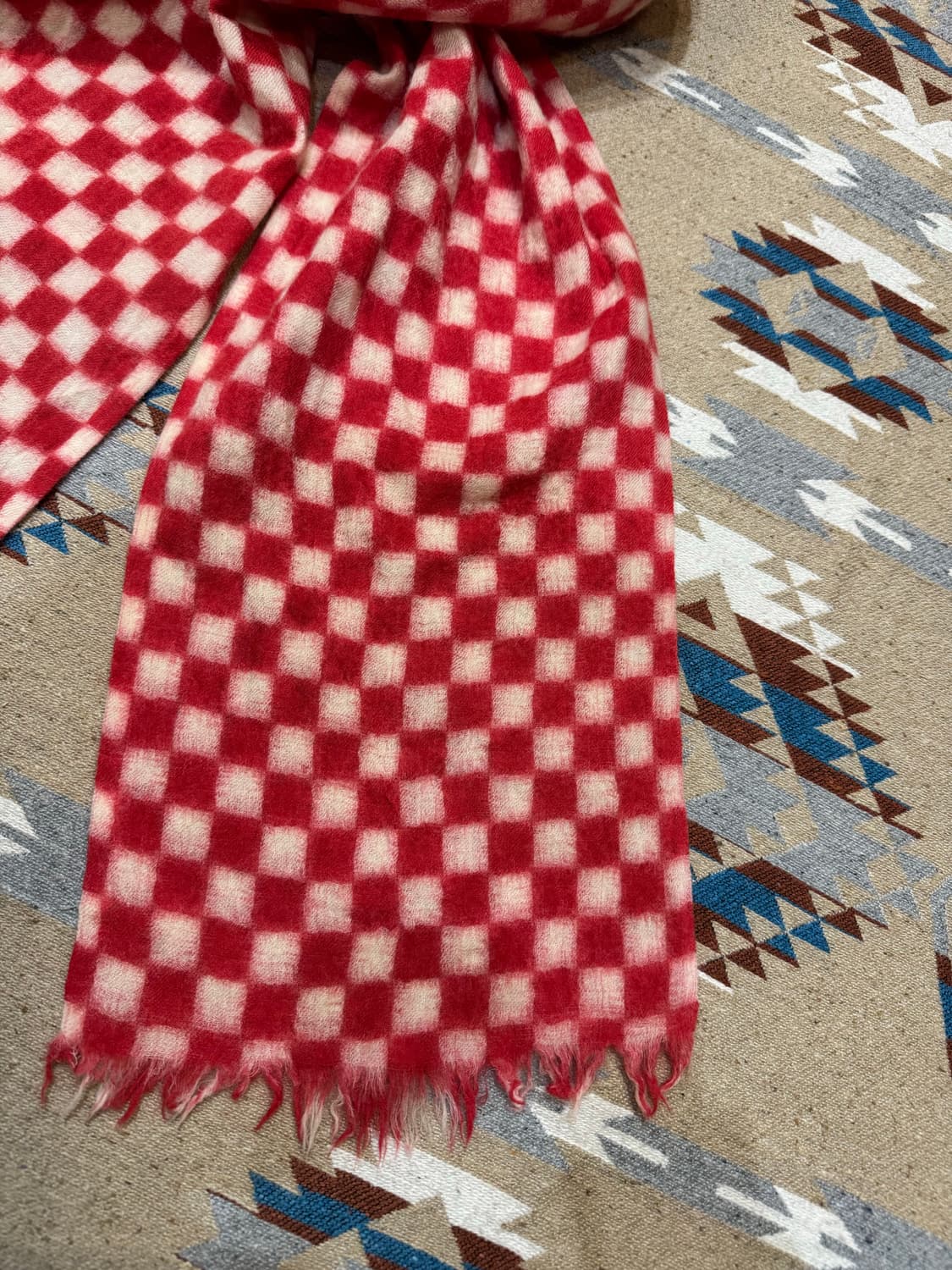 [OS] 슈프림 체커보드 울 스카프 (머플러) 상품이미지4