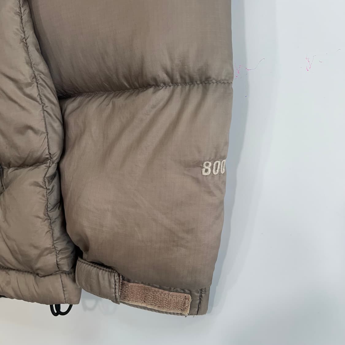 The north face 노스페이스 800 그레이베이지  패딩 상품이미지5