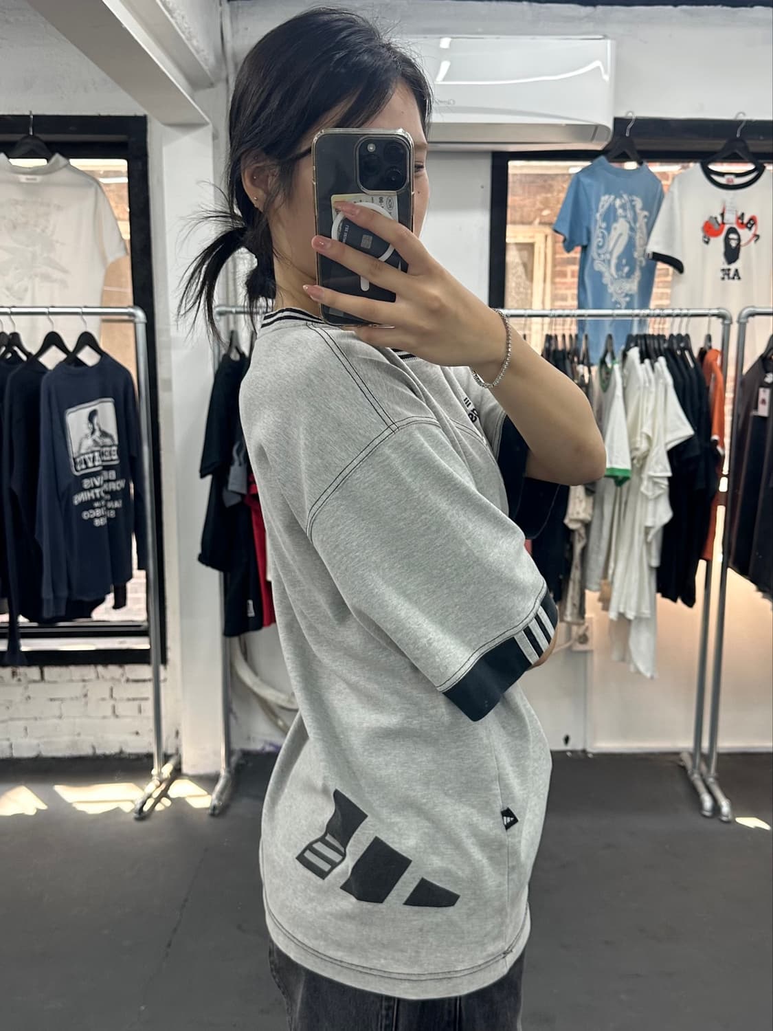 아디다스 90s 올드스쿨 티셔츠 상품이미지4