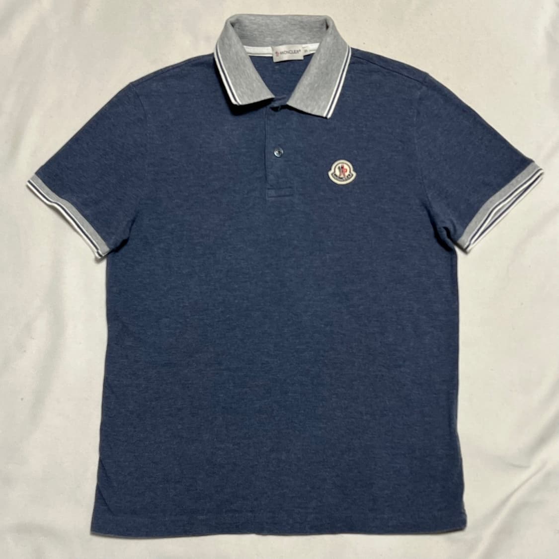 S 몽클레어 로고 패치 카라 티셔츠 상품이미지2