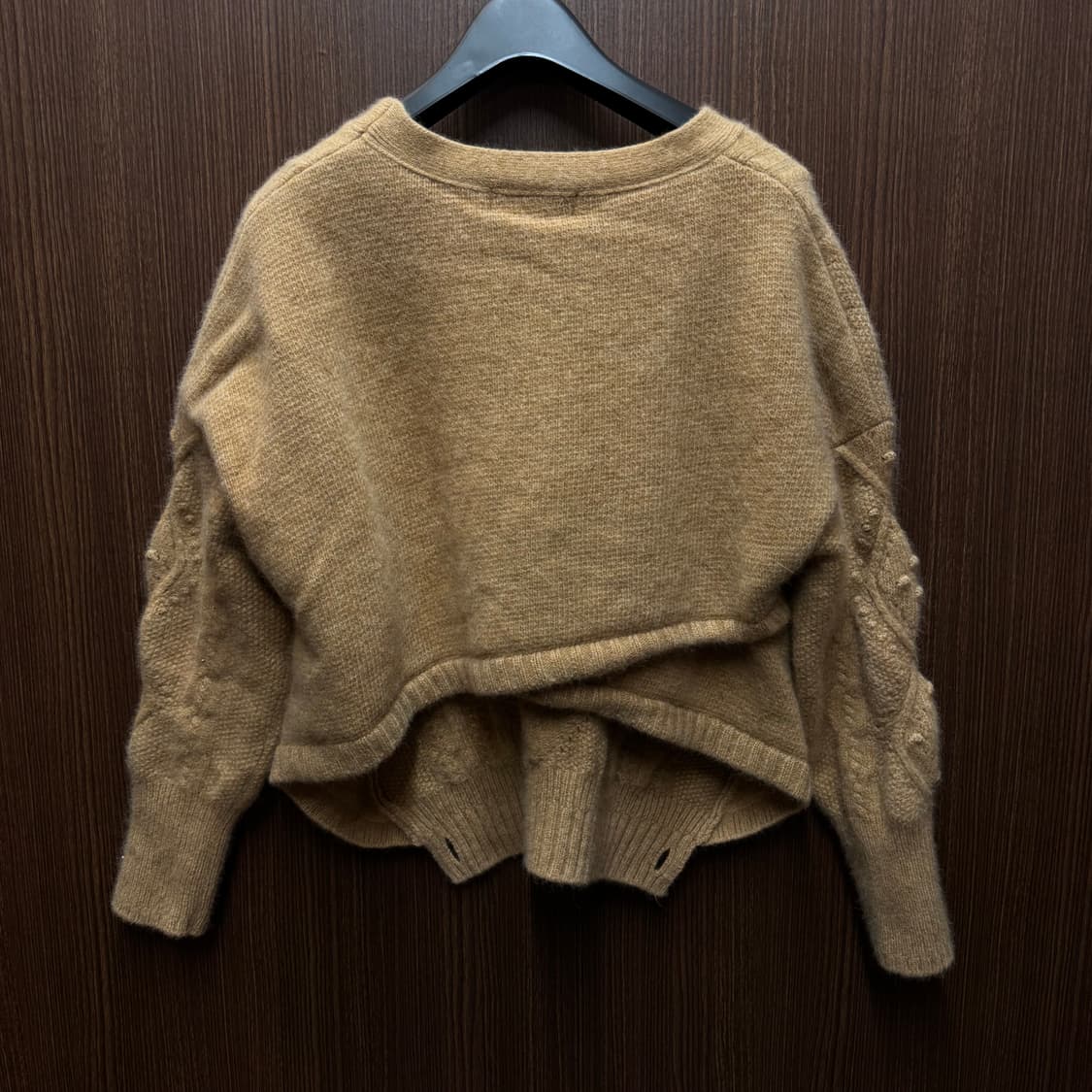 한섬 마인 라쿤퍼 니트  상품이미지4