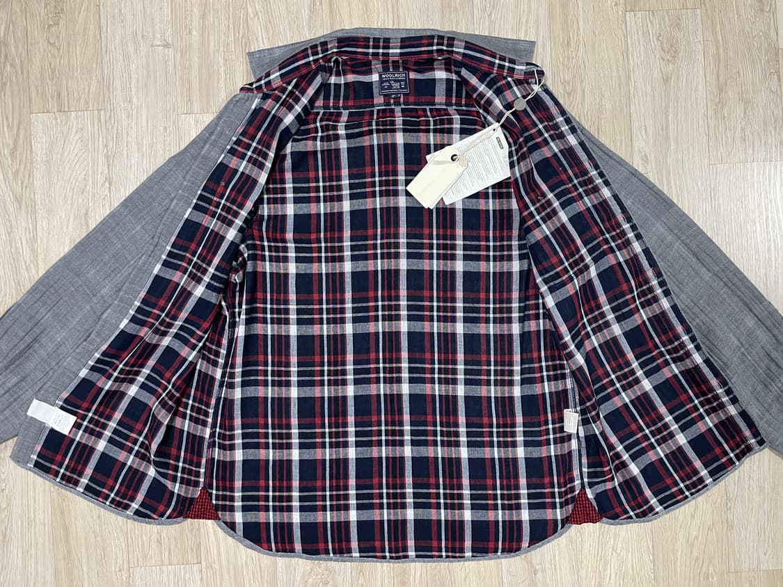 100) 울리치 샴브레이 워크셔츠(이탈리아제)새제품 상품이미지5