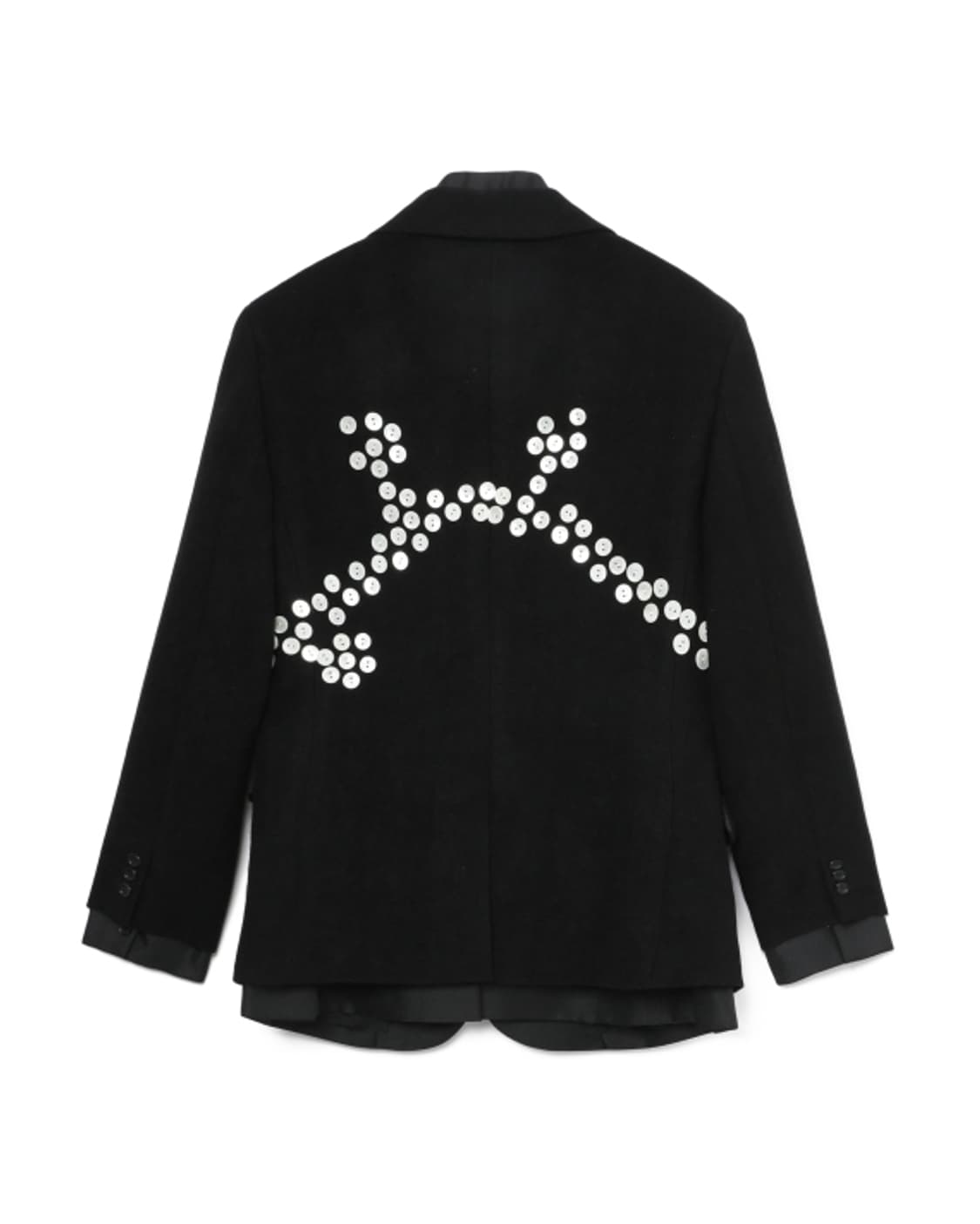 새상품 꼼데가르송 옴므플러스 버튼디테일 블레이져 S 상품이미지3