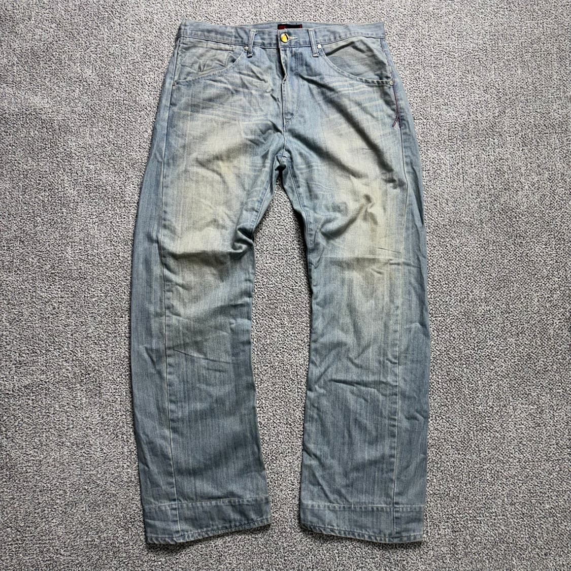 리바이스 엔지니어드 워싱 연청 데님 팬츠 상품이미지3