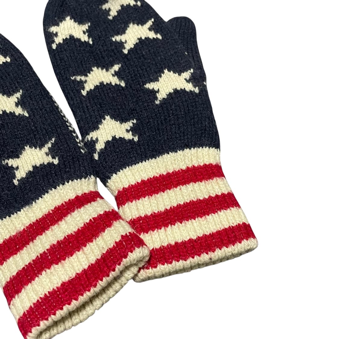 성조기 패턴 울 벙어리 장갑 S/M 상품이미지3