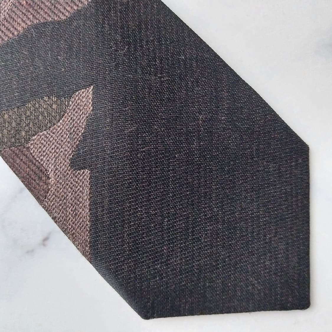 질 스튜어트 실크 브라운 패턴 넥타이 7.3cm 새제품 K1804
 상품이미지7