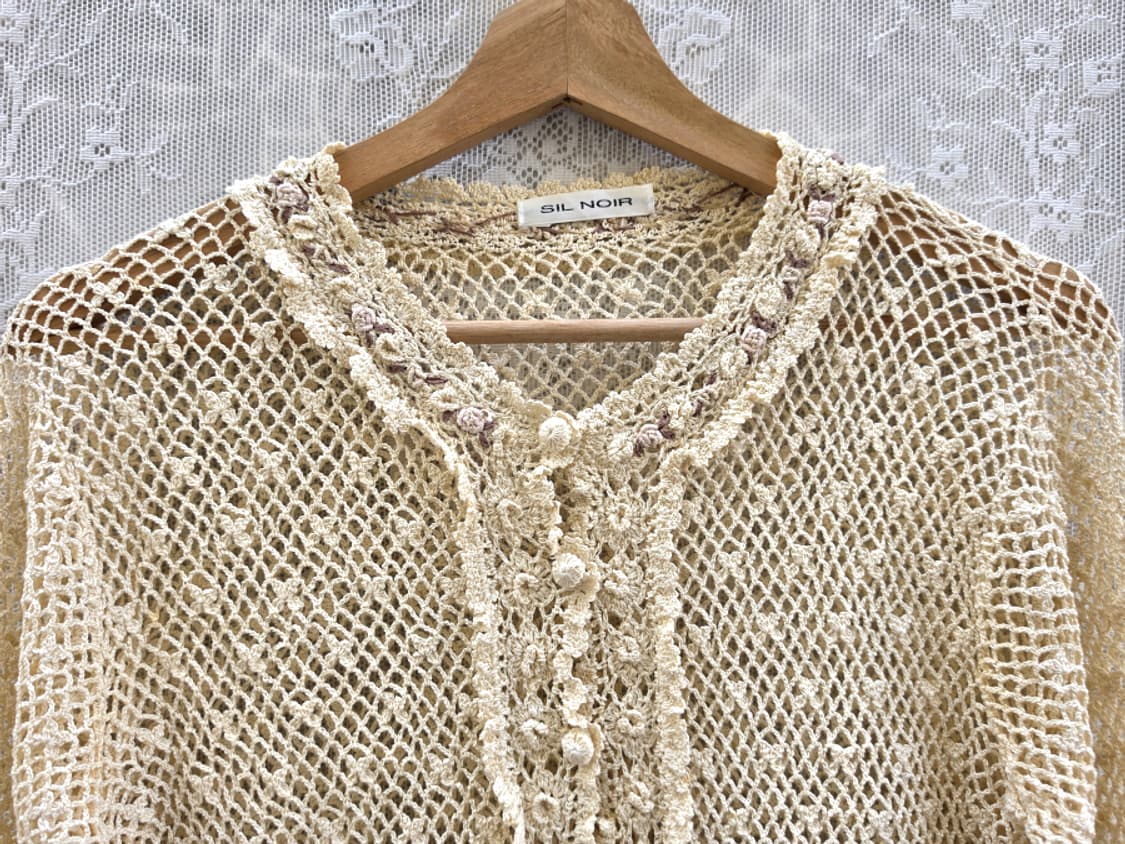 핸드메이드 크로쉐 가디건 상품이미지2