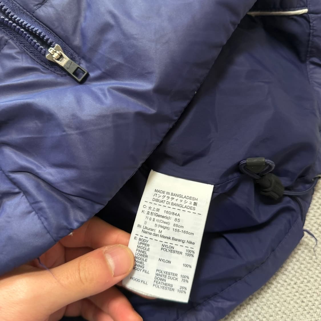 나이키 스몰스우시 패딩 조끼 상품이미지3