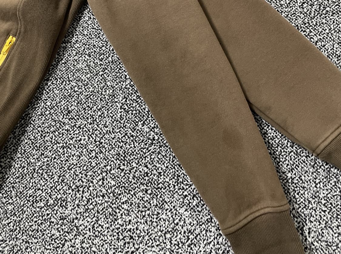 빈티지9. 라코스테 초코브라운 옐로우 배색 져지 트랙탑 초코바나나 상품이미지7