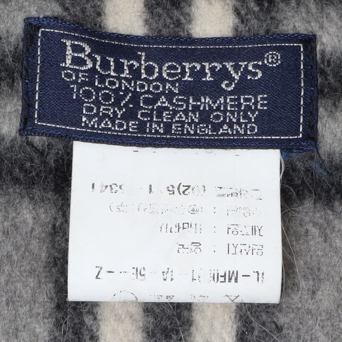 버버리 그레이 캐시미어 100 노바체크 머플러 상품이미지7