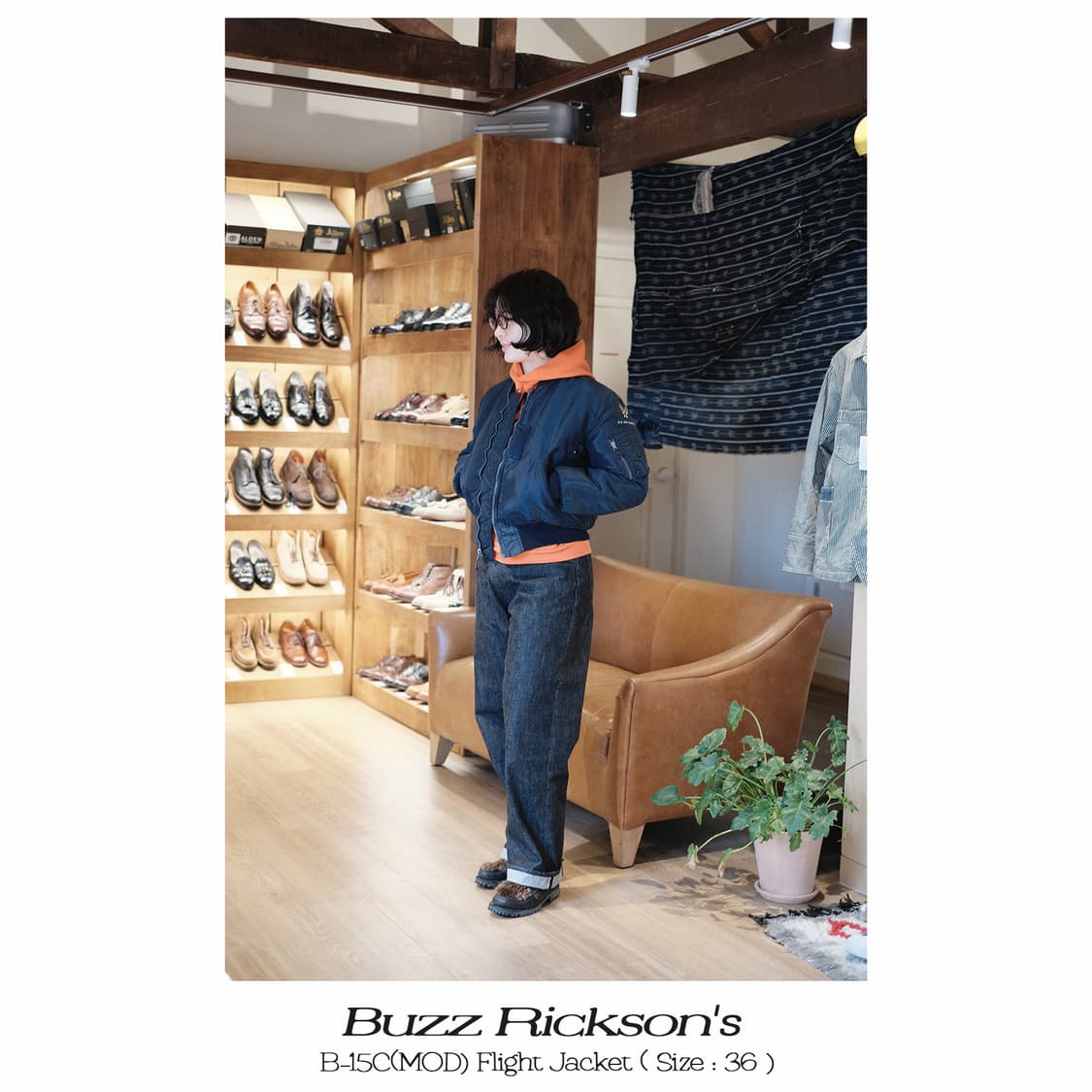 버즈릭슨 B-15c(MOD) 플라이트 자켓 36사이즈 (추천 44-55) 상품이미지1