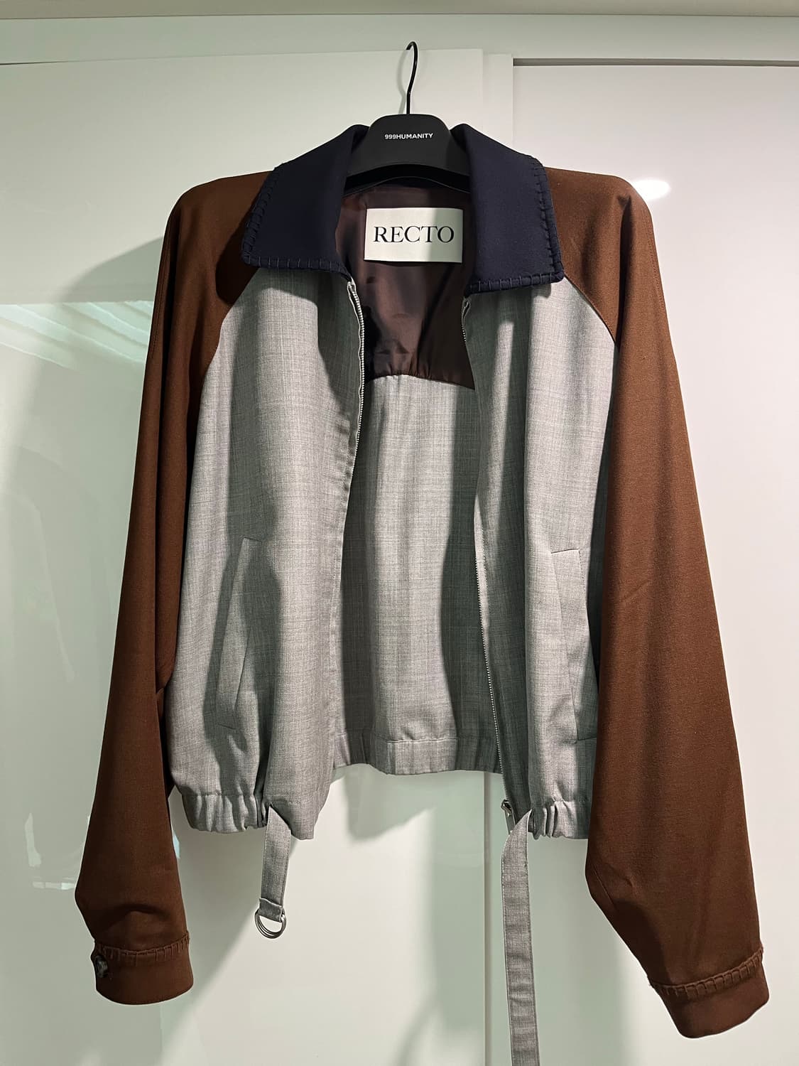 렉토 버진 울 빈티지 볼링 자켓 m 상품이미지4