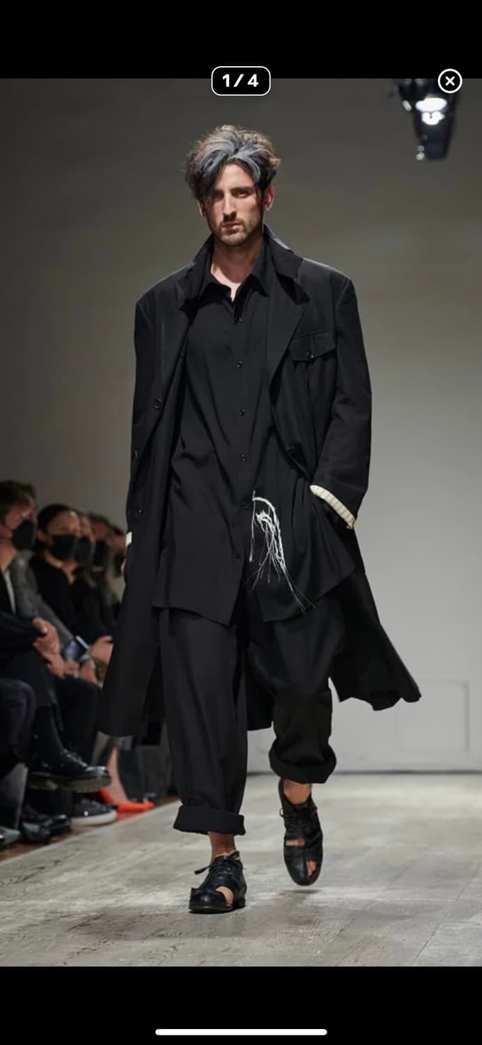 요지야마모토 레이온 자수 셔츠 구해요 상품이미지1