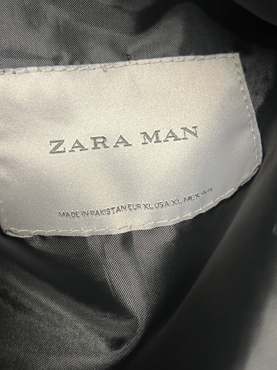 [XL] 자라 양가죽 싱글 바이커 라이더 자켓 블랙 상품이미지5