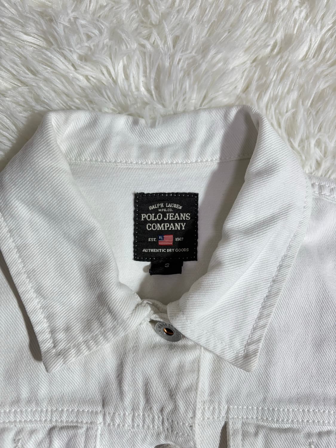 폴로 랄프로렌 진스 화이트 데님 자켓  상품이미지5