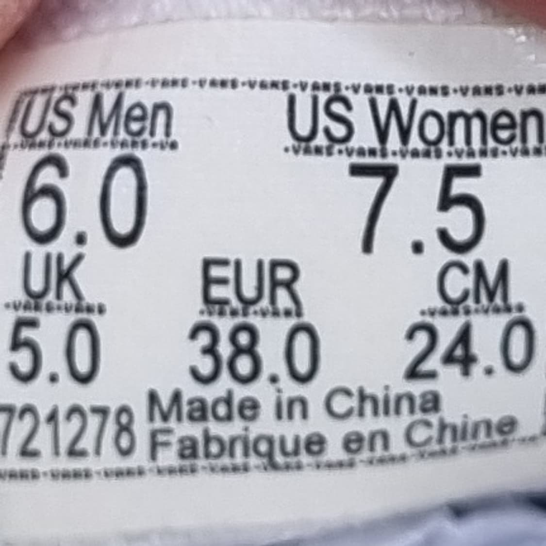 반스 스타일36 여성스니커즈 240 상품이미지6