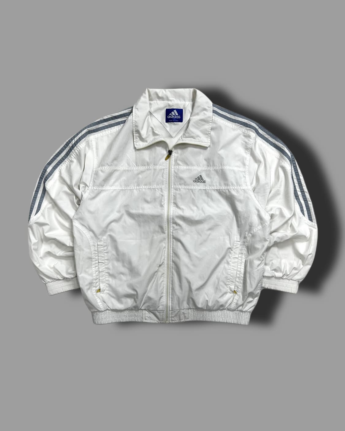 아디다스 00s 화이트 그레이 바람막이 L 상품이미지4