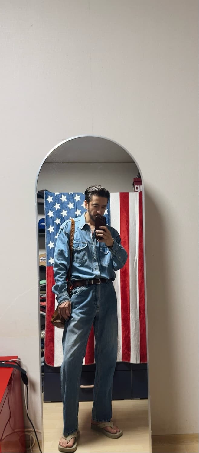 KEY 카펜터 데님 빈티지 워크팬츠 00s Vintage 워크웨어[32] 상품이미지2