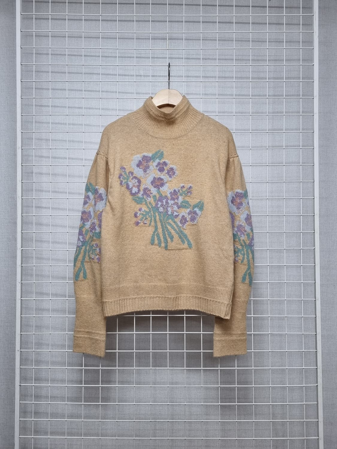 (택포) 듀엘 플라워 니트 상품이미지1