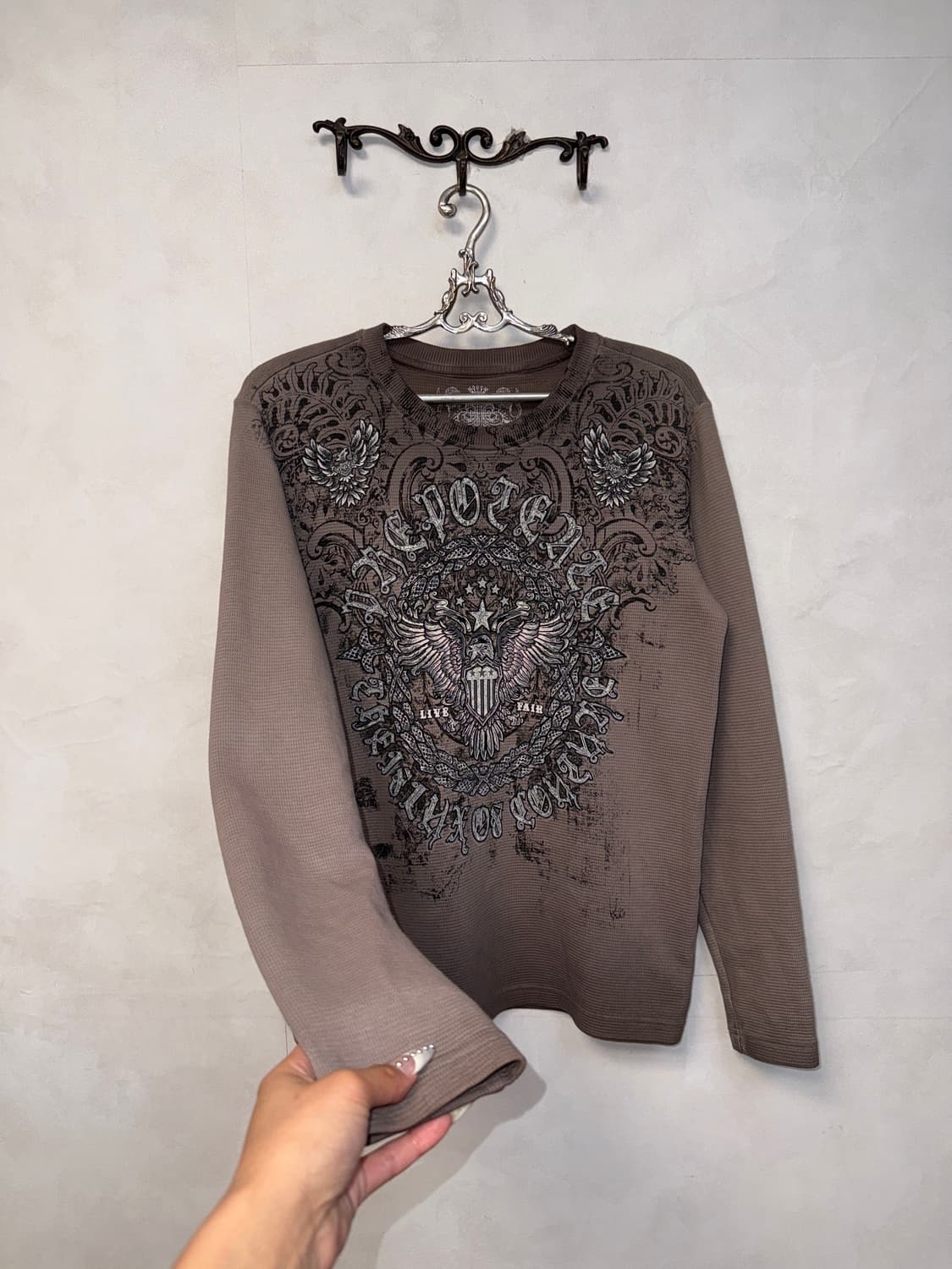 Prepotente ash brown oriental punk 긴팔티 상품이미지2