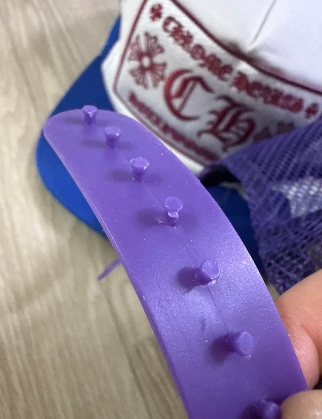 크롬하츠 트러커 퍼플 모자 상품이미지5