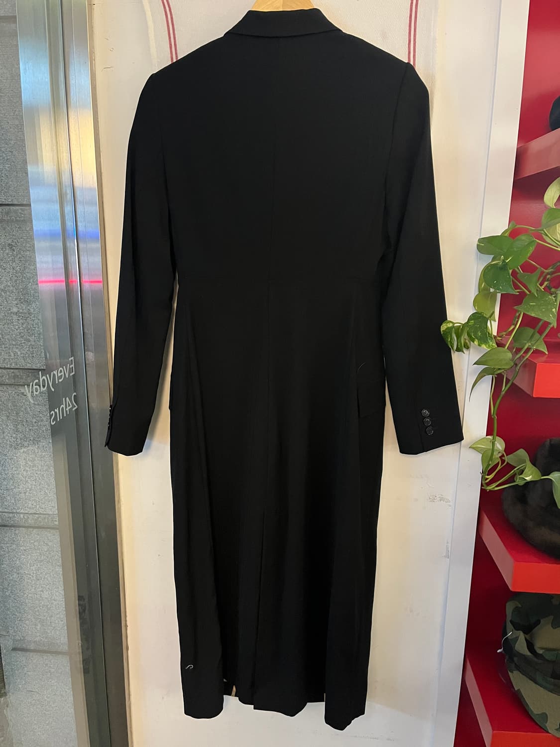 90s 돌체앤가바나 핀스트라이프 롱코트 상품이미지6