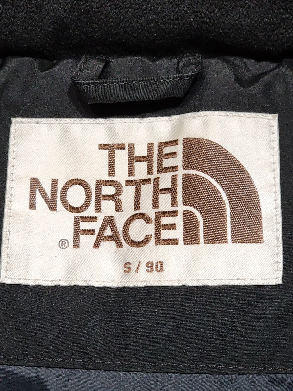 (M) 노스페이스 구스다운 롱패딩 점퍼 블랙 거위털 패딩코트 후드  상품이미지3