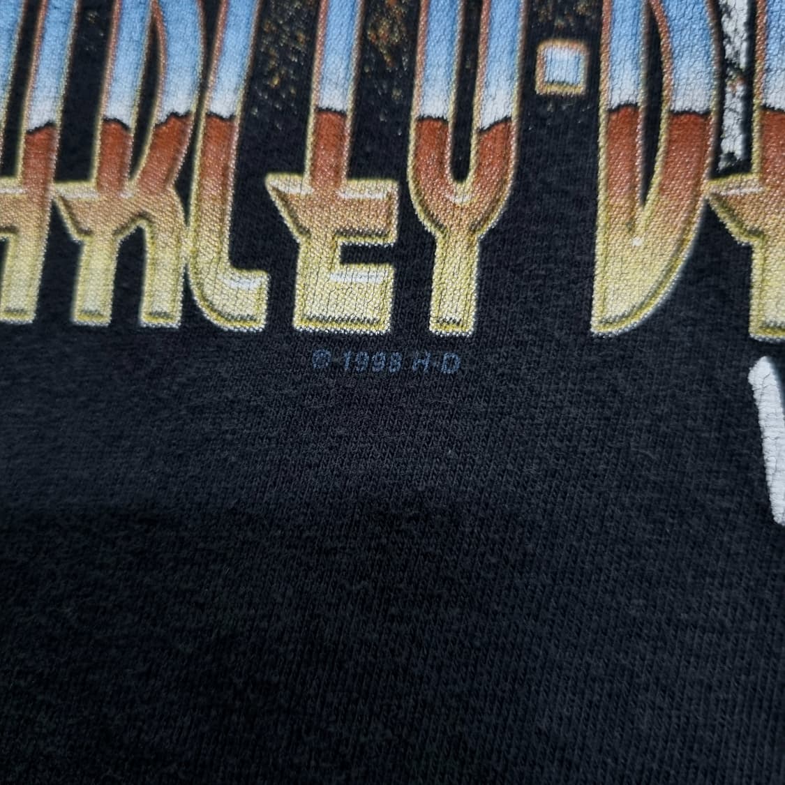 90s USA 할리 데이비슨 Motorcycle T XL sz 상품이미지4