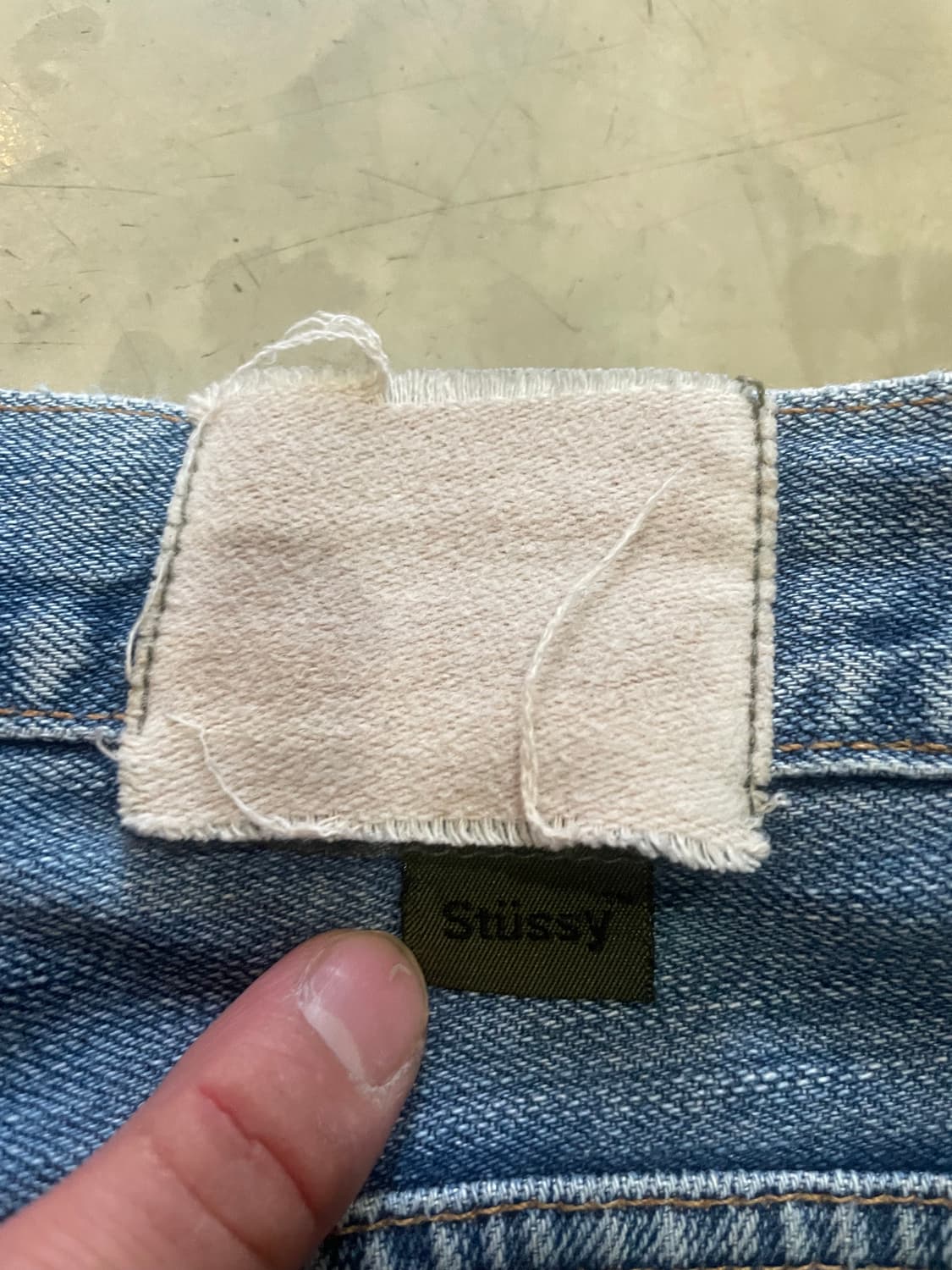 90’s Stussy-dm MADE IN USA 데님팬츠 32 상품이미지6