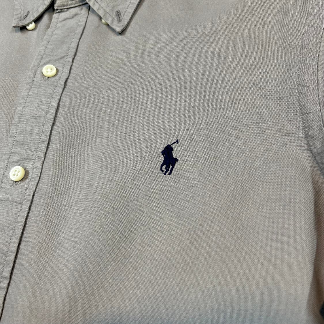 M) 폴로 랄프로렌 클래식핏 가먼트다이 셔츠 큐알탭 신형 상품이미지4