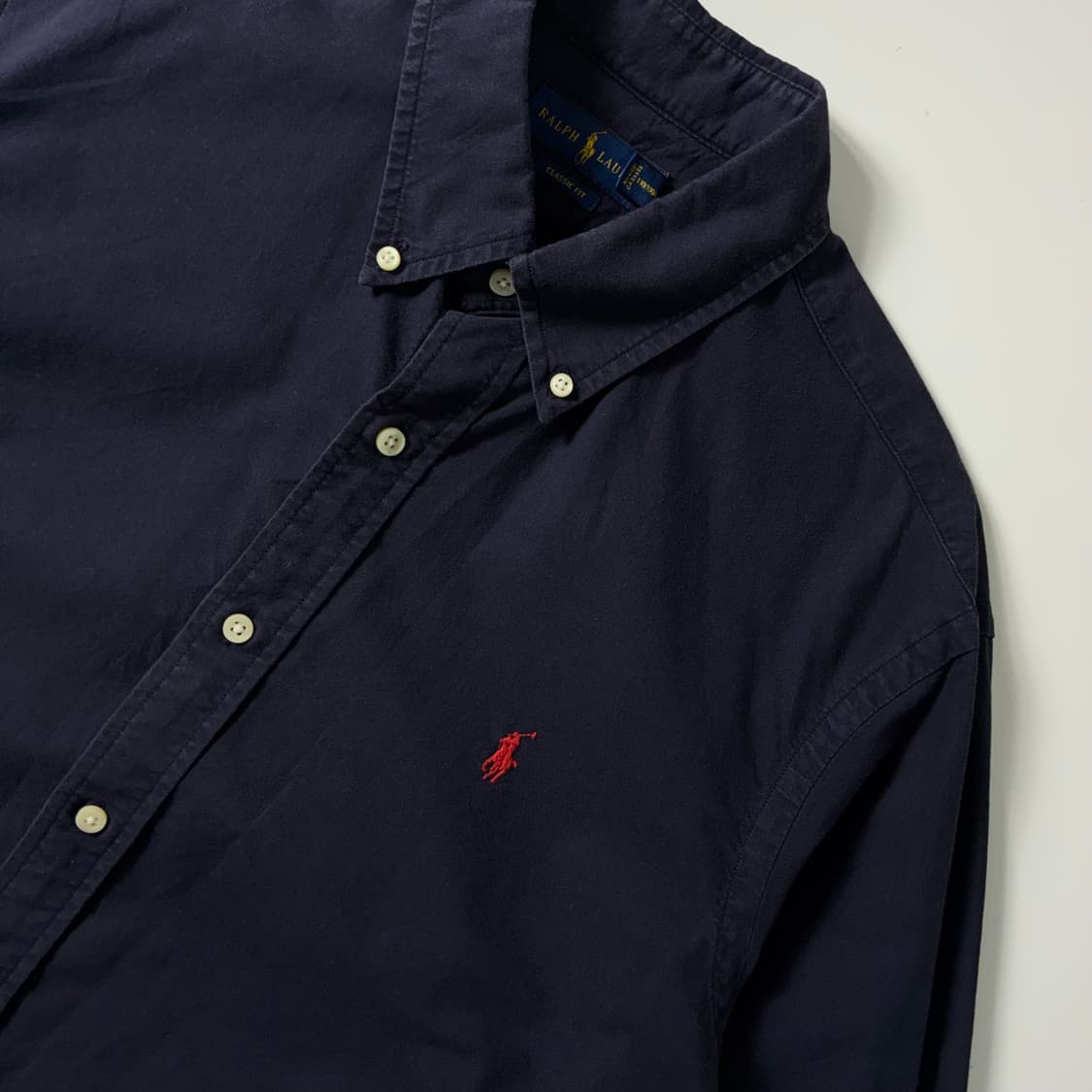 Polo  폴로 랄프로렌 자수 코튼 네이비 셔츠  상품이미지2