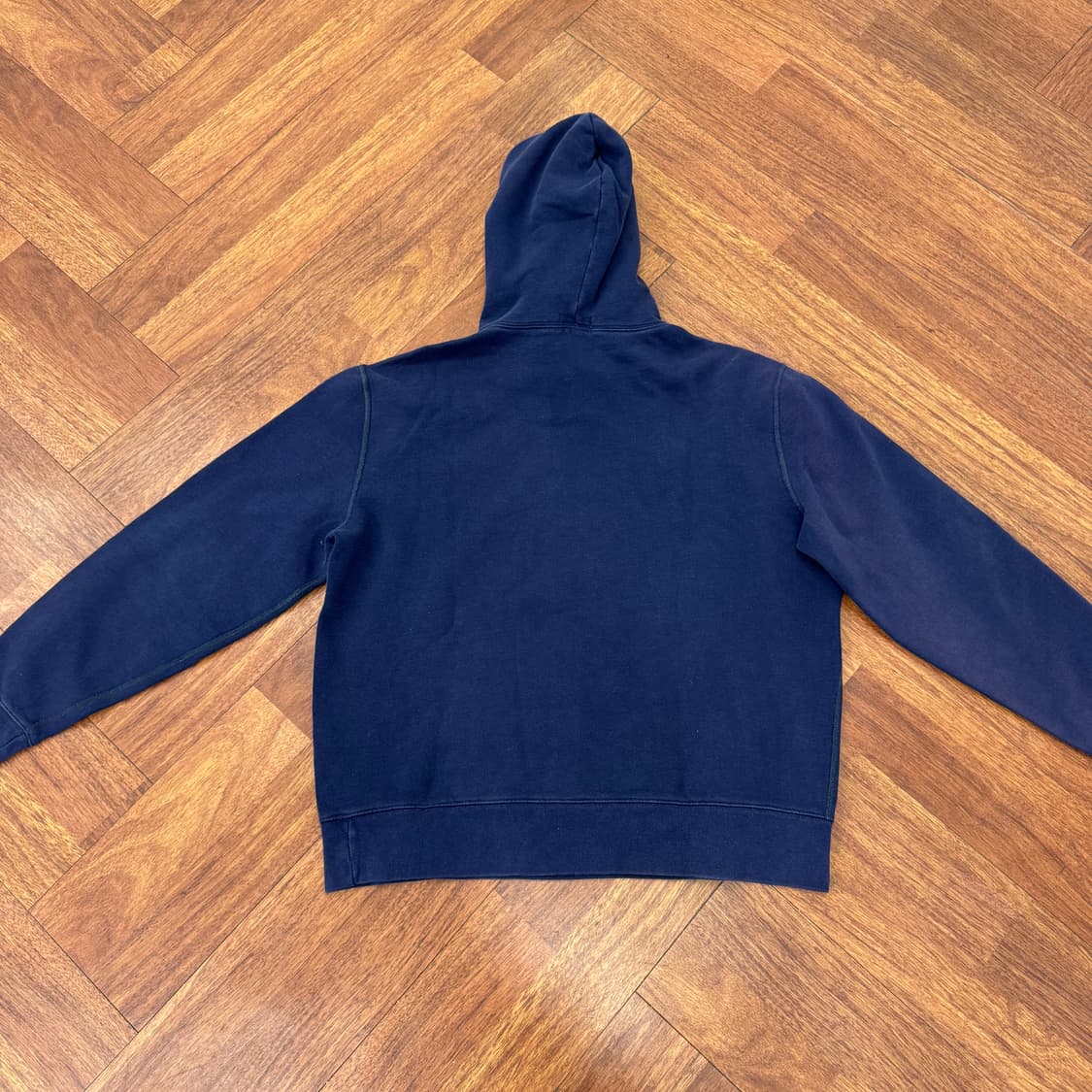 XL 폴로 랄프로렌 빅로고 네이비 후드 티셔츠(안감기모) 상품이미지2