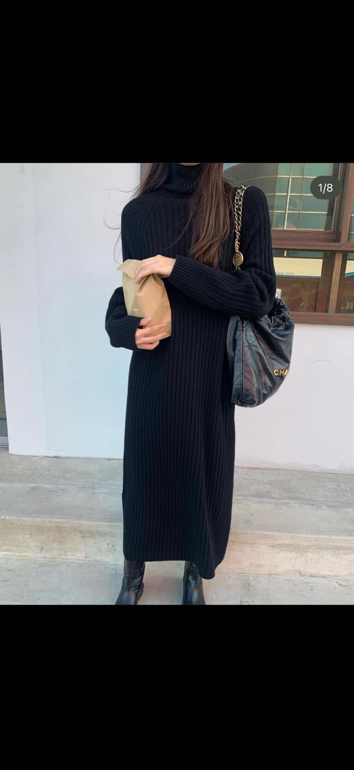 샵혜진 니트 홀가 원피스(새상품) 상품이미지1