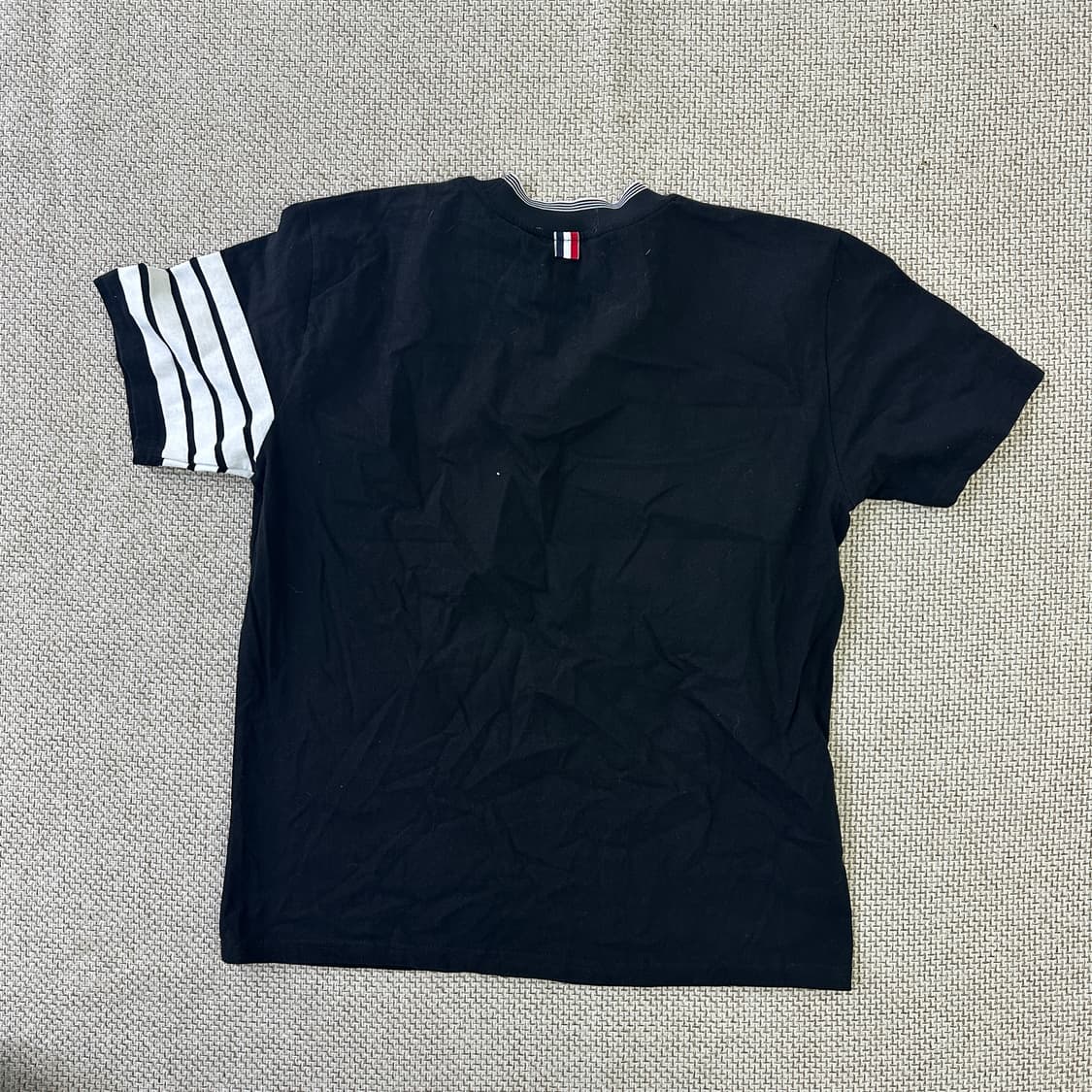 실측확인 빈티지 화이트 포인트 반팔 0413D 상품이미지4