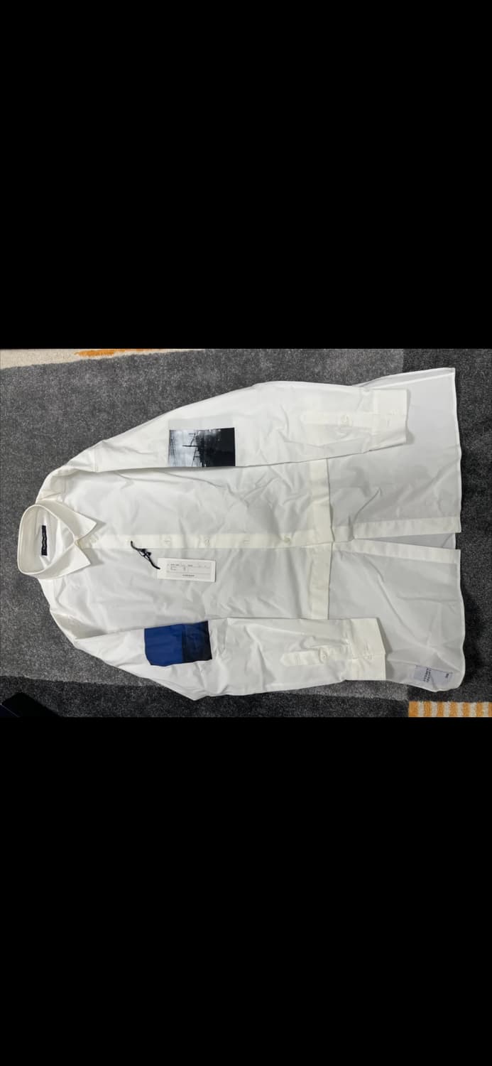 ALMOSTBLACK 화이트 셔츠 2사이즈 새상품 상품이미지1